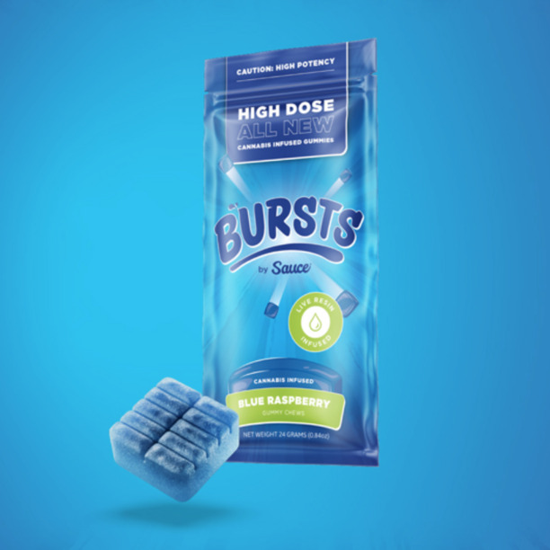 SauceBurstGummies.Kingkong.Dispensary.BlueRaspberry