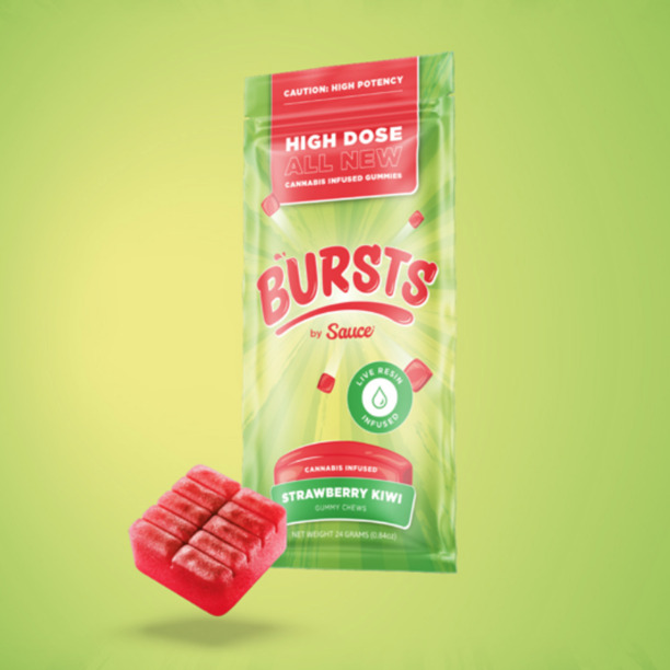 SauceBurstGummies.Kingkong.Dispensary.StrawberryKiwi trawberryKiwi